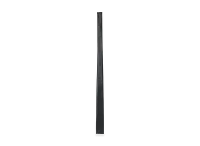 S'YTE Synthetic Leather Narrow Square Tie "Black"