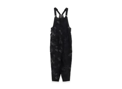 S'YTE Faded Floral Jacquard Overall "Black"