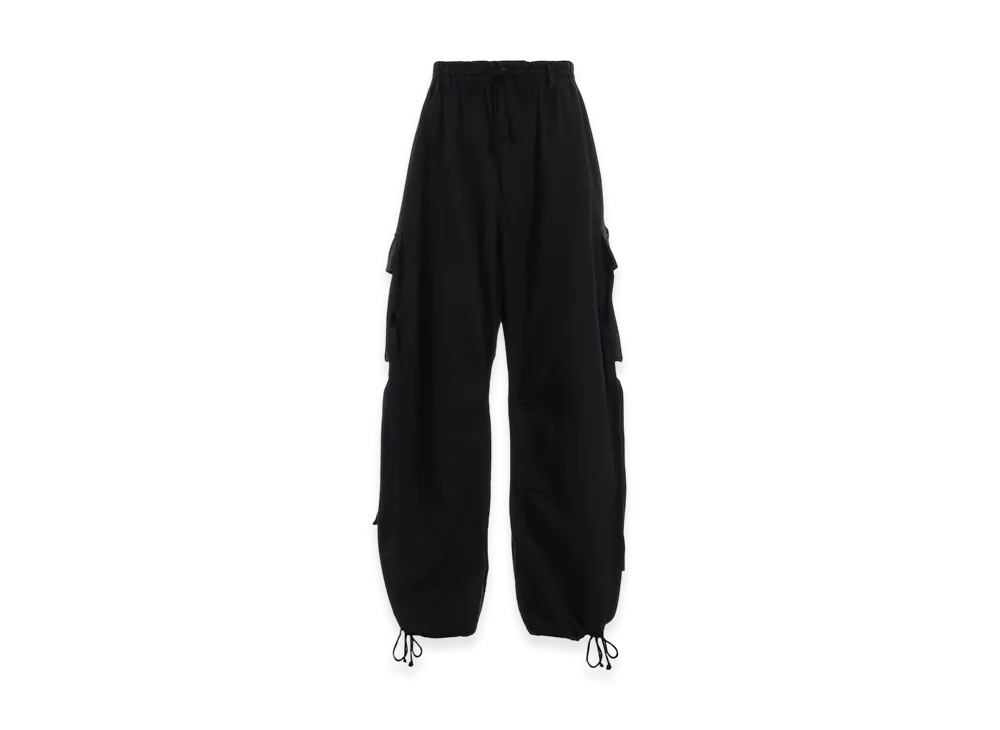 S'YTE Cotton Drill Army Techno Pants "Black"