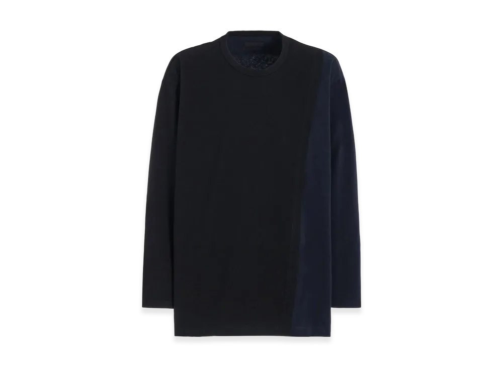 S'YTE Bicolor Layered Long-Sleeve T-Shirt "Black/Navy"