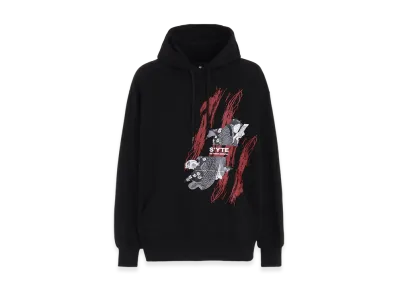 S'YTE Cat And Woman Ukiyo-E Graphic Hoodie "Black"