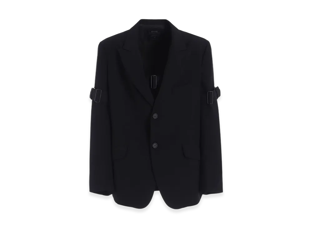 S'YTE Pe/Gabardine Belted Bandage Jacket "Black"