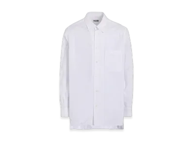 S'YTE Cotton Broad Loose-Fit Regular Collar Shirt "White"
