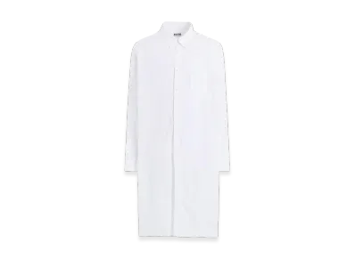 S'YTE Cotton Broad Button Slits Long Shirt "White"