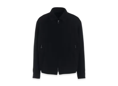 S'YTE Double-Weave Melton Oversized Zipper Blouson "Black"