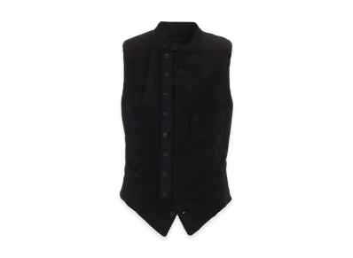 S'YTE 6W Soccer Corduroy Stand Collar Vest "Black"