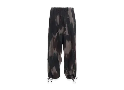 S'YTE Camouflage Tweed Knee Tuck Wide Pants "Khaki"