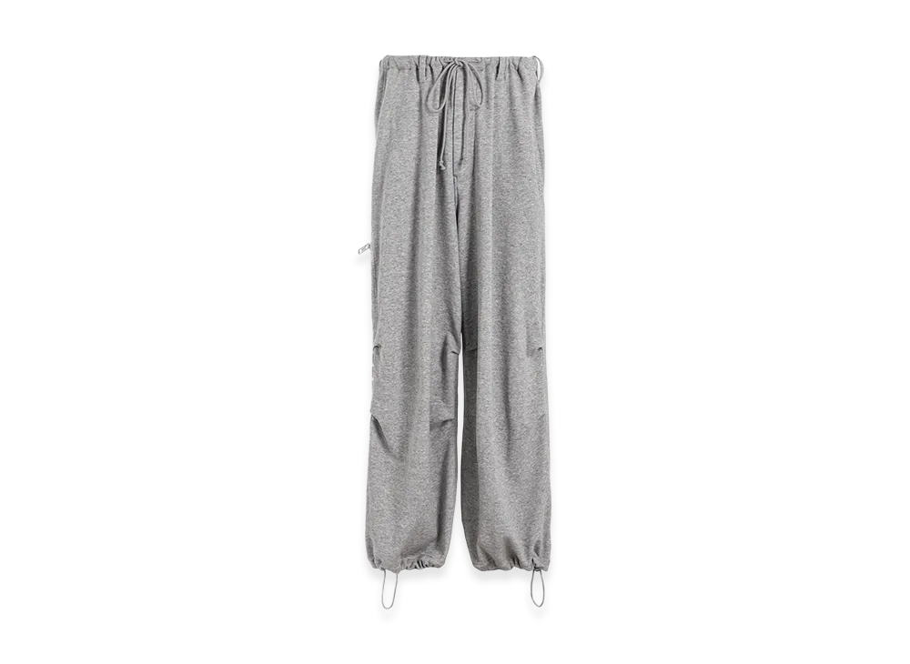 S'YTE French Terry Knee Tuck Wide Pants "Gray"
