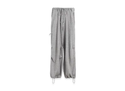S'YTE French Terry Knee Tuck Wide Pants "Gray"