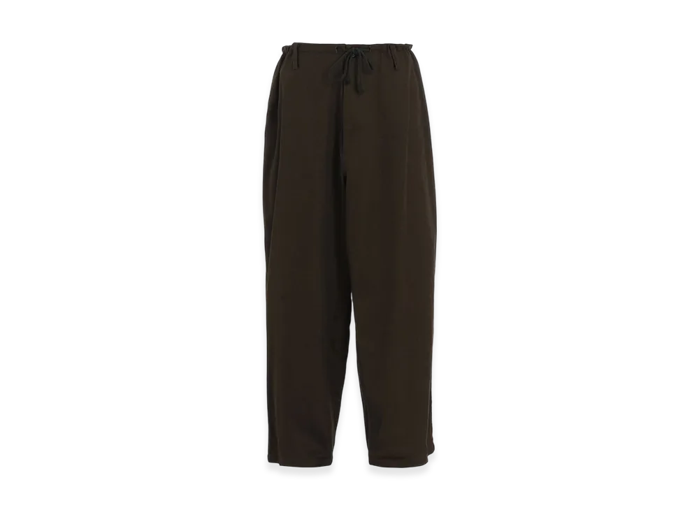 S'YTE Cotton Drill Drawstring Wide Pants "Khaki Green"