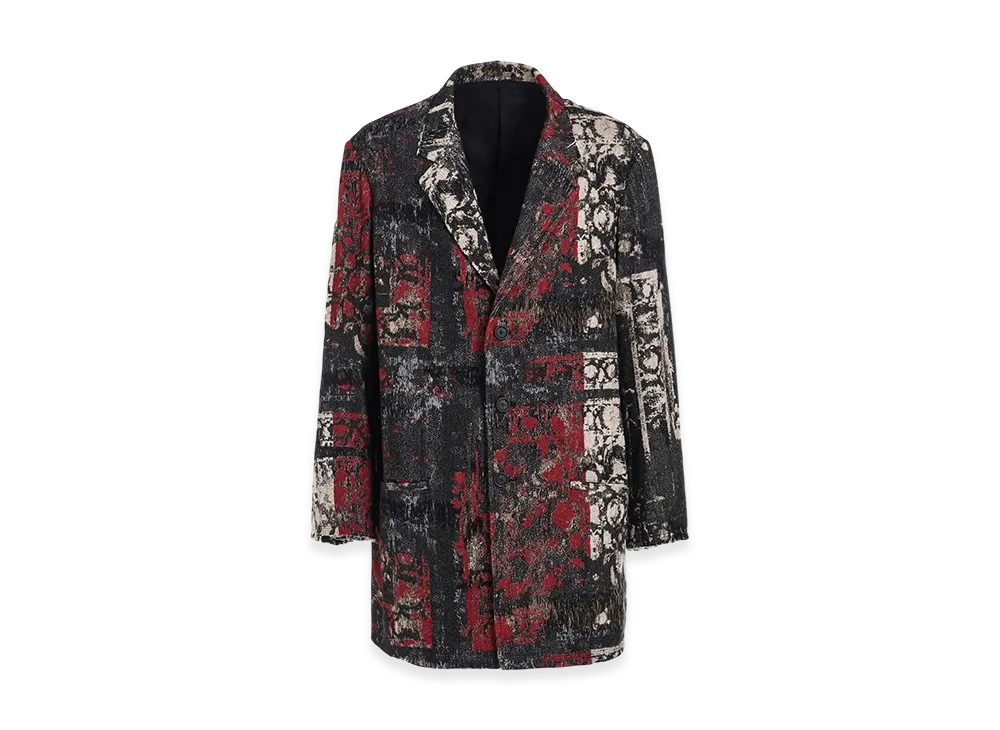 S'YTE Floral Jacquard Long Jacket 