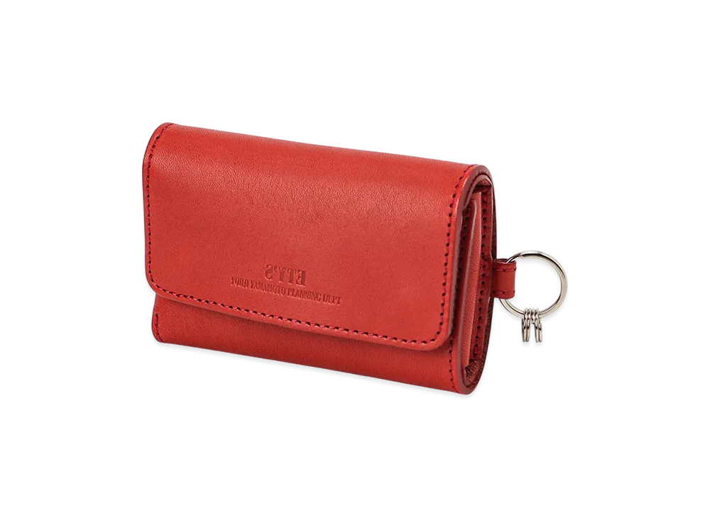 S'YTE Leather Tri-Fold Mini Wallet "Red"