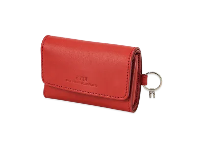 S'YTE Leather Tri-Fold Mini Wallet "Red"