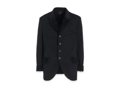 S'YTE Jacquard Fringe Stripe Jacket "Black"