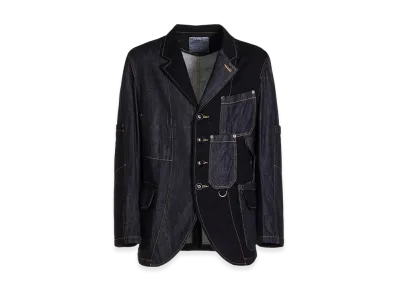 S'YTE 7oz Denim Crazy Patchwork Jacket "Indigo"