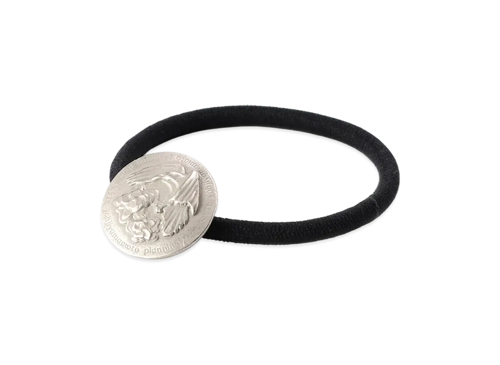 S'YTE Crow Flower Concho Hair Tie "Silver"
