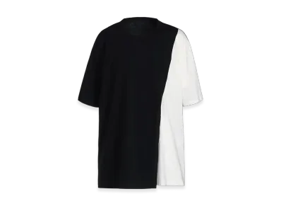 S'YTE Color-Switched Layered T-Shirt "Black/White"