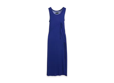 S'YTE Rayon Jersey Strings Gathered Dress "Blue"