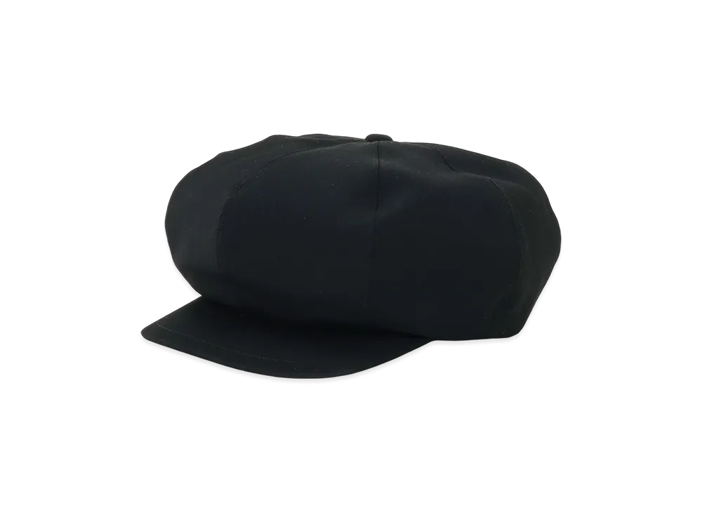 S'YTE Washer Finished Wool Gabardine Casquette "Black"
