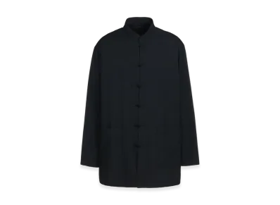 S'YTE Washer Finished Wool Gabardine China Jacket "Black"