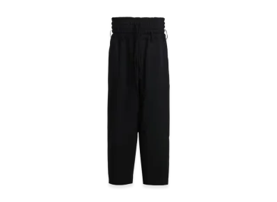 S'YTE Pe/Rayon Gabardine Stretch Shirring And Laces Waist Pants "Black"