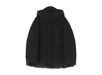 S'YTE Solotex Hooded Down Blouson With Stitched Design "Black"