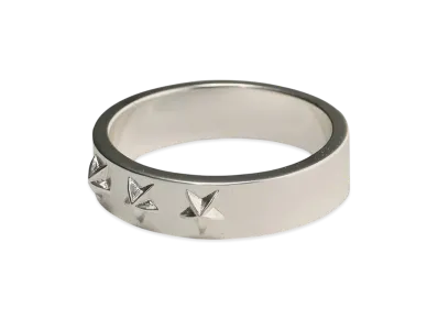 S'YTE Brass Star Motif Ring "Silver"