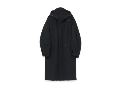 S'YTE Pe/Stretch Twill Oversized Tech Hooded Coat With Functional Lining "Black"