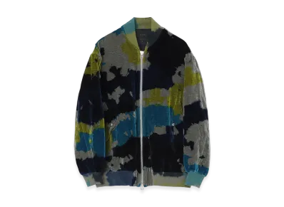 S'YTE Tie-Dye Velvet Big MA-1 "Gray"