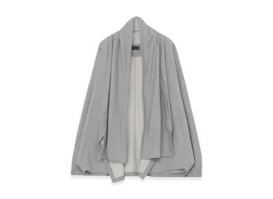 S'YTE Cotton Fleece Dolman Sleeve Cardigan With Stole Collar "Gray"