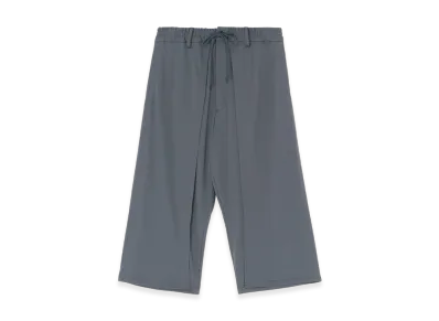 S'YTE High-Gauge Polyester Smooth Jersey Layered Pants "Gray"