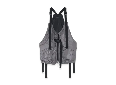 S'YTE Pe/Ny Water Repellent Taffeta Multi-Pocket Tech Vest "Black"