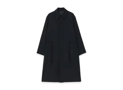 S'YTE T/W Gabardine Soutien Collar Waist Tie And Wing Long Coat "Black"