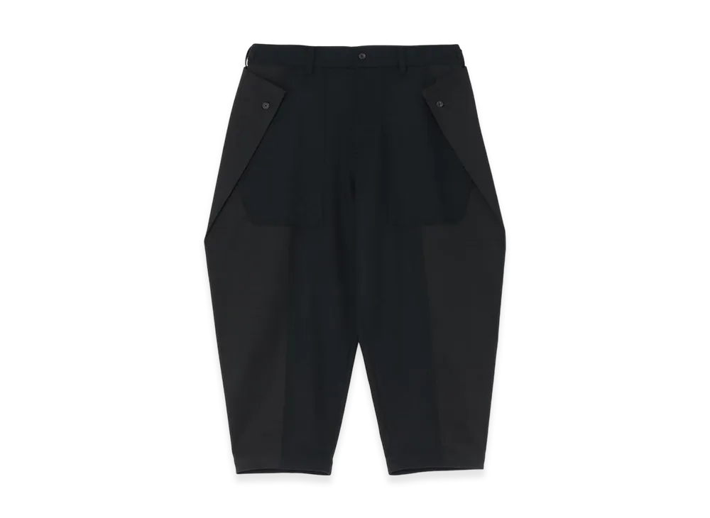 S'YTE 1/10 Flannel Waist Adjustable Vertical Joint Pants "Black"