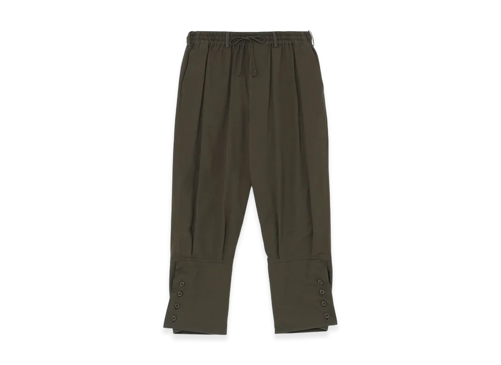 S'YTE 20/Cotton Twill Hem-Switching Pants "Khaki"