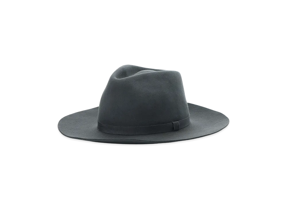 S'YTE Wool Felt Ribbon Tape Wide Brim Hat "Gray"