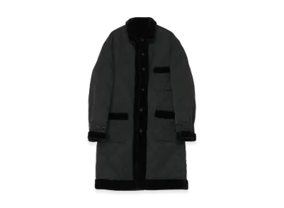 S'YTE Reversible Quilted Coat "Black"