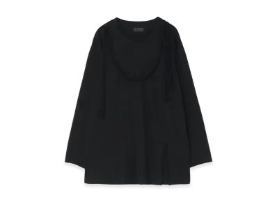 S'YTE 40/2 Jersey Braided T-Shirt "Black"