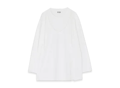 S'YTE 40/2 Jersey Braided T-Shirt "White"