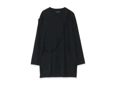 S'YTE 40/2 Jersey Cross Braided T-Shirt "Black"
