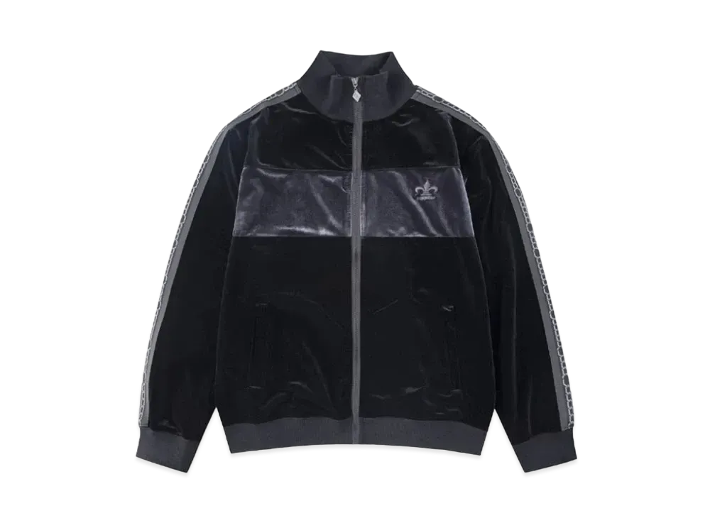 SUPPLIER Velvet Track Jacket "Black"