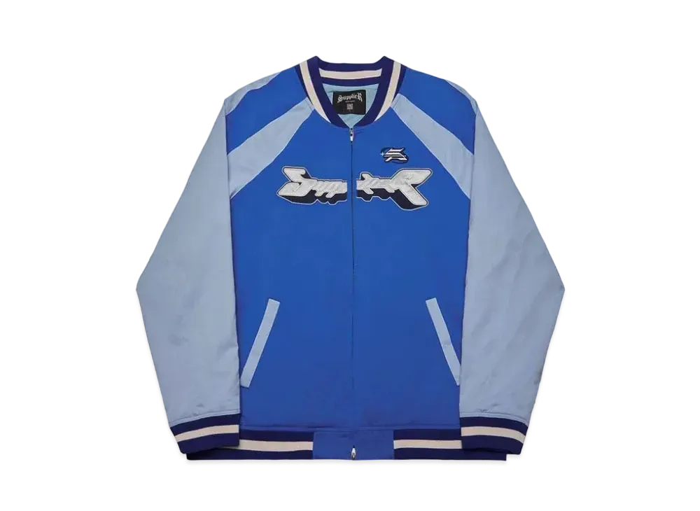 SUPPLIER Planet Logo Souvenir Jacket "Blue"