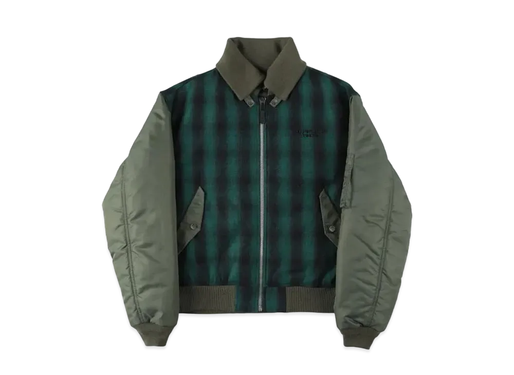 SUPPLIER Checked Ma-1 "Green"