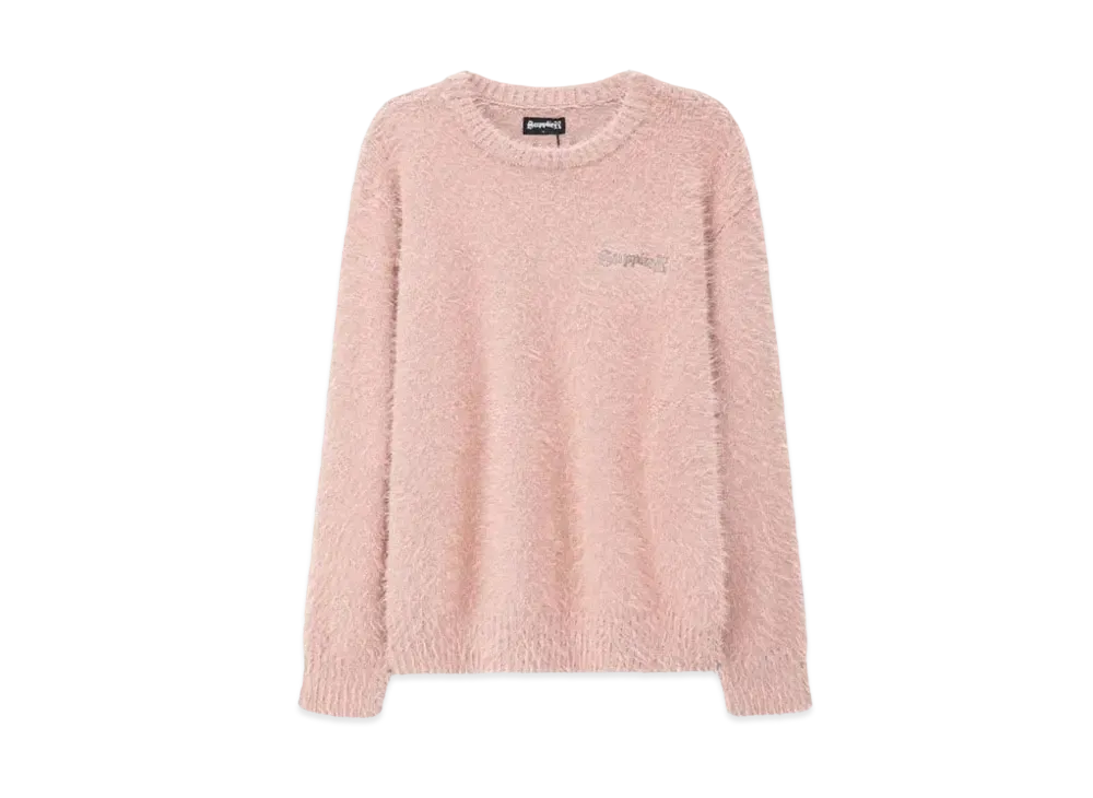SUPPLIER Cross Shaggy Knit "Pink"
