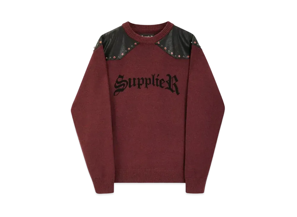 SUPPLIER Studs Knit "Red"