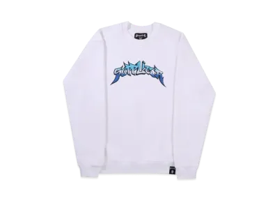 SUPPLIER Graffiti Logo Crewneck "White"