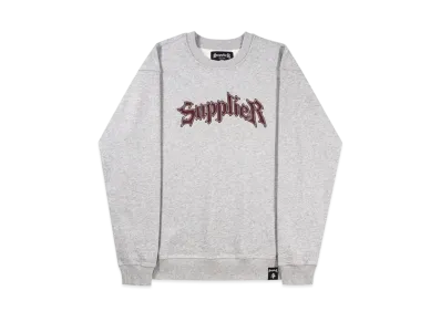 SUPPLIER Iron Logo Crewneck "Grey"