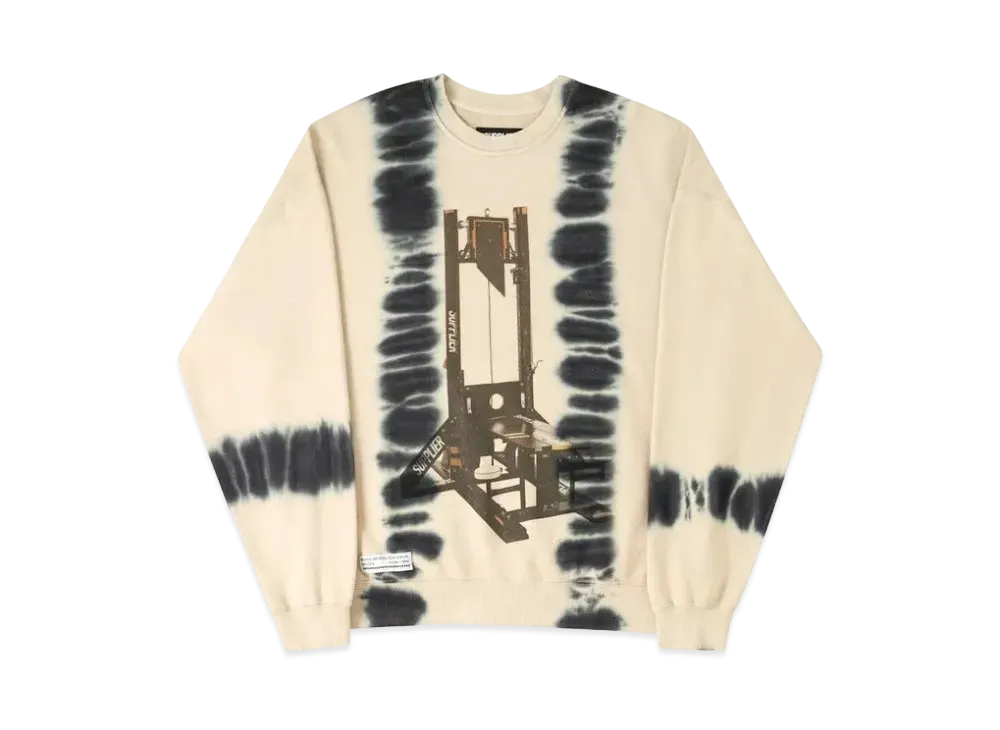 SUPPLIER Guillotine Tie Dye Crew Sweat "Beige"