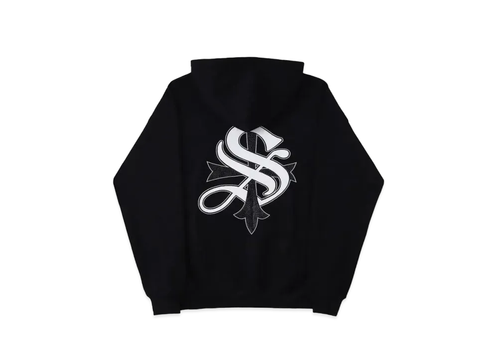 サプライヤー クロス フーディー "ブラック"