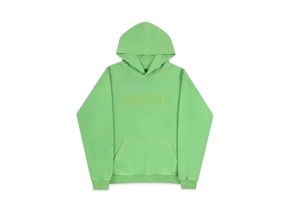 SUPPLIER Iron Logo Hoodie "Light Green"